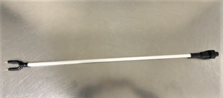 Cattle prod that TSA officers at Dulles Airport detected in a carry-on bag in May. (TSA photo)