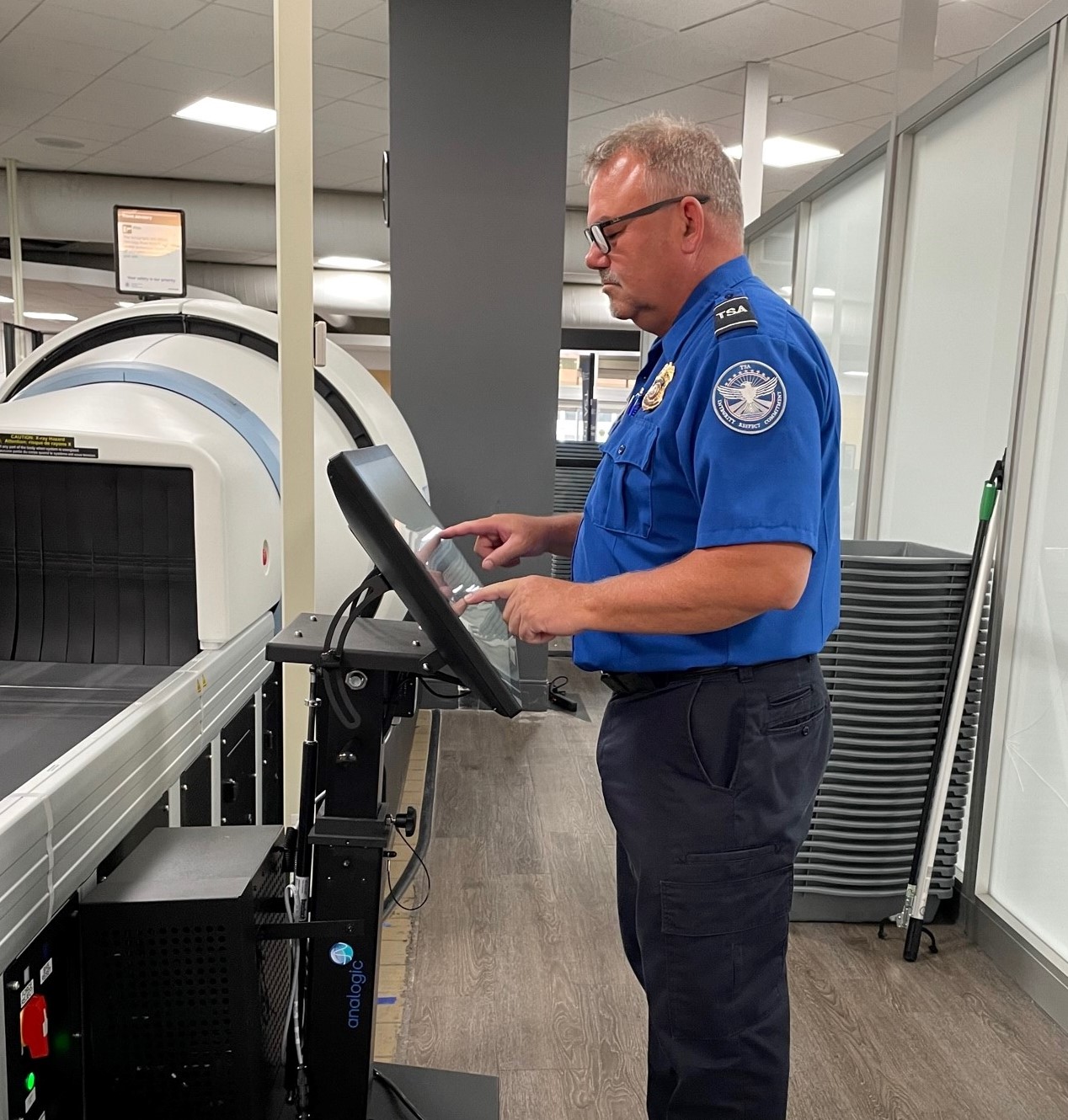 TSA Checkpoint At Huntington Tri State Airport Now Equipped With A New 