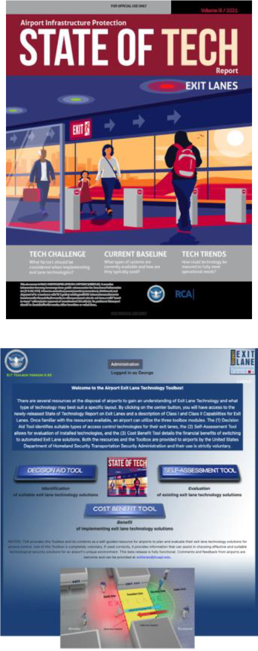 How Is TSA Assisting Airports Interested in Exit Lane Technologies (ELT) Covers