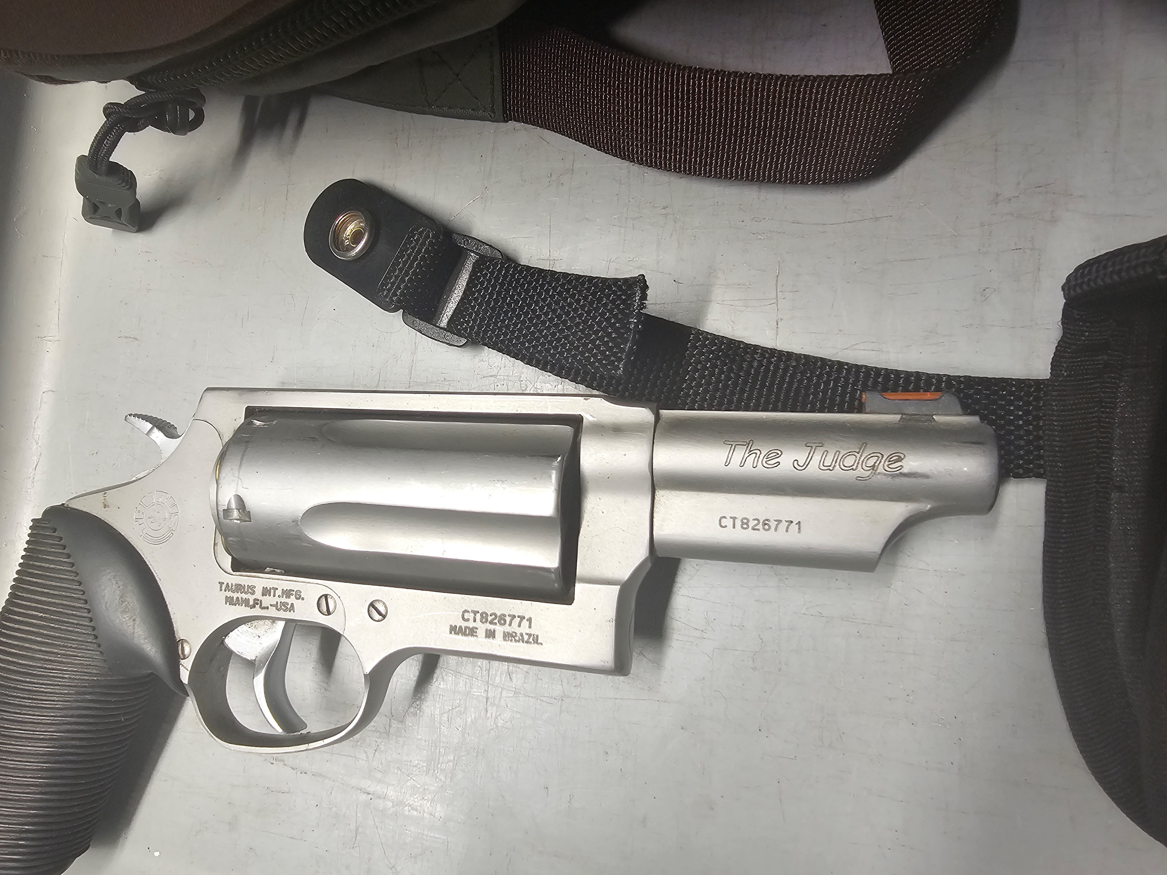 This handgun was detected by TSA officers in a passenger’s carry-on bag at Newark Liberty International Airport (EWR) on Sept. 5. (TSA photo)
