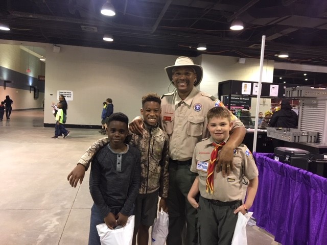Freeman and scouts