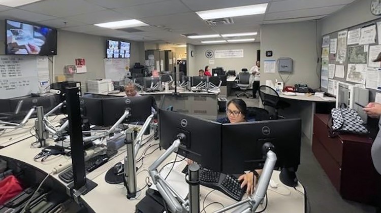 TSA Coordination Center in Las Vegas. (Regina Boateng photo)
