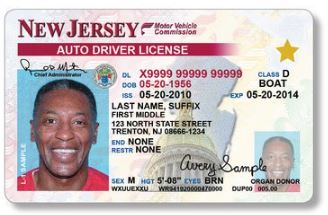 new jersey tourist driver license