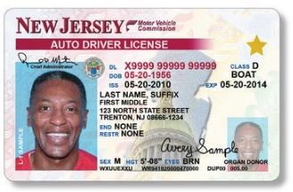 Sample NJ Real-ID