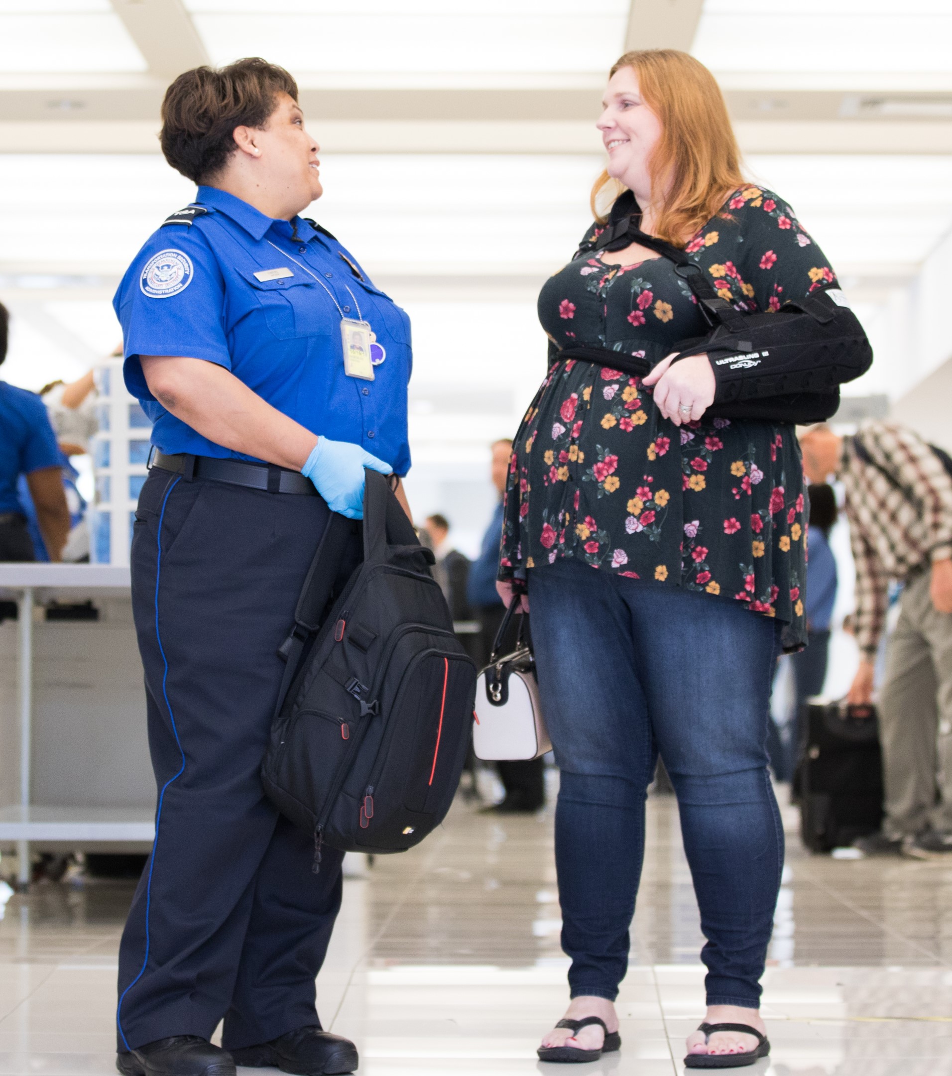 Call TSA Cares and let a qualified specialist be there in the clutch for you.  (File photo)