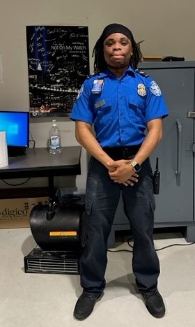 Richmond International Airport TSA Officer Nigel Allen (TSA photo)