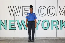 JFK TSA Officer Brittany Brooks (Image by JFK Crown Communications team)