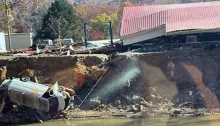 Destruction in Asheville, North Carolina. (TSA photo)