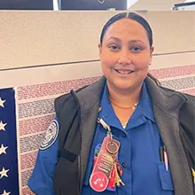 La Guardia Airport LTSO Lourdes Ortiz. (Photo by Jorge Merino)