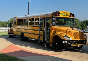 Bus 309 for the Joplin (Missouri) School District. (Adam Alford photo)