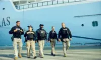 Federal Air Marshals on patrol at a cruise ship terminal. (TSA photo)