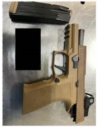 Firearm discovered by TSA on Tuesday, February 13 at IDA