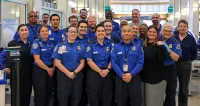 AVL TSA officers, national deployment officers and Transportation Security Forward Team leaders. (TSA photo)