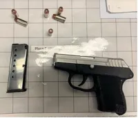 This.32 caliber handgun was intercepted by TSA officers at the PIT airport checkpoint on Jan. 21. (TSA photo)