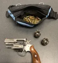 TSA officers removed this gun and ammunition from a carry-on bag at Pittsburgh International Airport on June 10. (TSA photo)