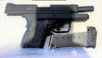 This firearm was intercepted at the Frederick Douglass Greater Rochester International Airport on June 25, 2024. (TSA photo)