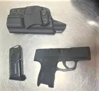 TSA officers detected this loaded 9mm handgun in a carry-on bag at SEA this morning.
