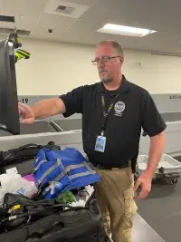 Salt Lake City International Airport Transportation Security Specialist –Explosives Bradley Somerville (Photo courtesy of TSA SLC)