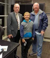 From left, Georgia Federal Security Director Robert Spinden, with his son Zachary and his dad, retired Federal Security Director Jim Spinden, at Hartsfield-Jackson Atlanta International Airport in 2021. (Photo courtesy of the Spinden Family)