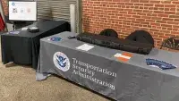 TSA display at an Indianapolis area gun show. (Rick Miller photo)
