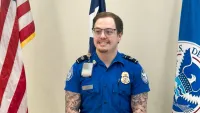 TSA Officer Wyatt Savage (Airport photo)