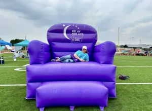 Heather Proctor at an American Cancer Society Relay for Life event. (Photo courtesy of Heather Proctor)