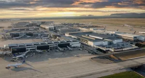 Aerial view of George Bush Intercontinental Airport. (IAH X photo)