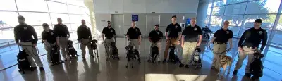 Officer and Canines