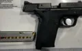 This handgun was detected by TSA officers in a passenger’s carry-on bag at Detroit Metro Airport (DTW) in July. (TSA photo)