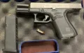 A Virginia Beach man was stopped at the Norfolk International Airport checkpoint with this loaded firearm. (TSA photo)