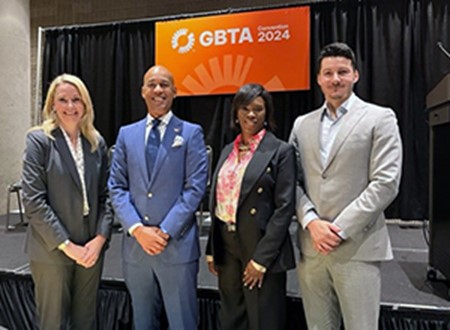 RCA’s Melissa Conley, Shawn Cole of Delta Air Lines, Chelisa Boyd of Truist, Chris Crist from ATL. (TSA photo)