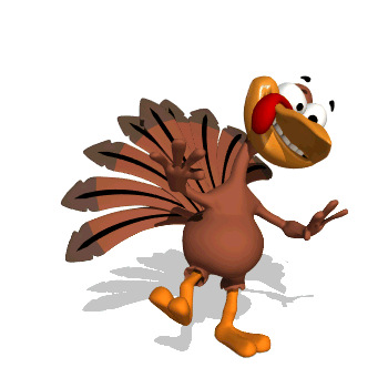 Dancing turkey